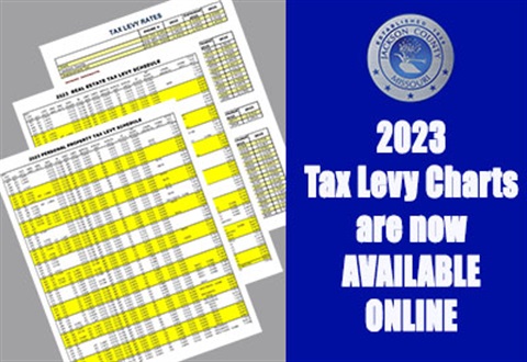2023 Tax Levy Charts Available Online