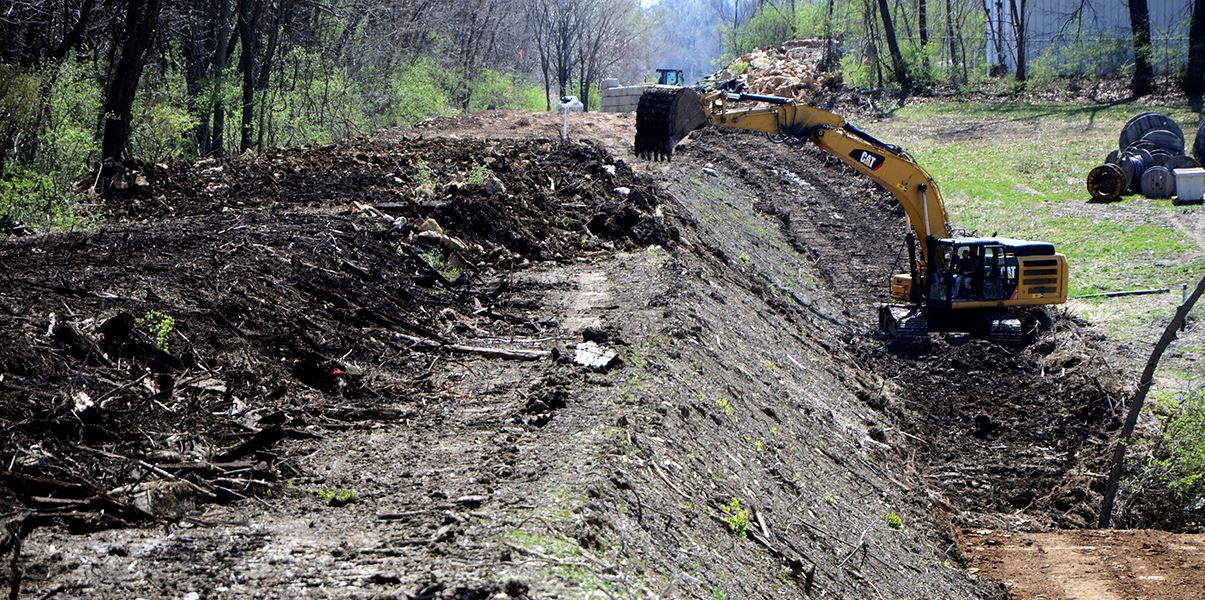Rock Island Trail construction